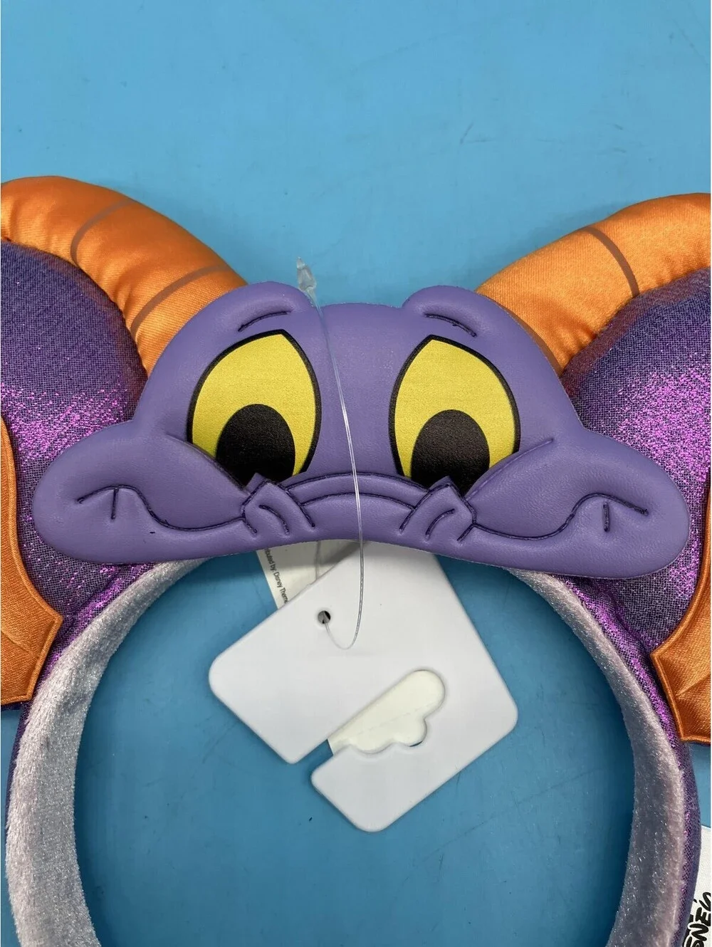 Disney Headband Womens One Size Purple Orange Figment Dragon Epcot Ears